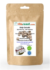 Kelp / Braunalge - liefert ca. 900 g Jod - 600mg - 500 Tabletten