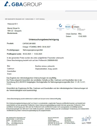 CAPSICUM 6000 Extrakt 730 Tabletten Capsaicin aus Cayenne-Pfeffer Extrakt 8:1