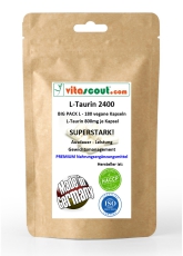 L-TAURIN 2400 - 180 Kapseln je 800mg - vegan - HOCHDOSIERT - MADE IN GERMANY